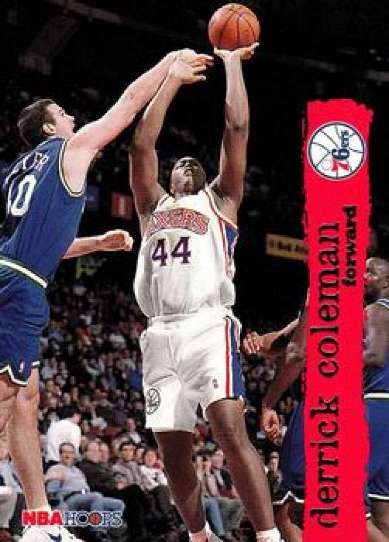Amazon.com: 1995-96 NBA Hoops Series 2#320 Derrick Coleman